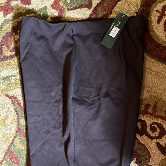 RALPH LAUREN Size 2X 40"W x 33"L Tall  Modern Flat Classic Brown Stretch $109NEW - Picture 16 of 16